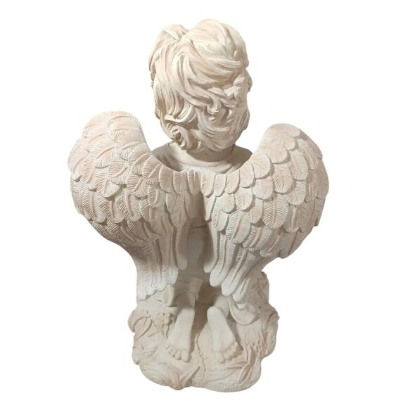 Guardian Angel Praying Statue 13" Indoor Outdoor Memorial or Garden Decor - Picture 8 of 11
